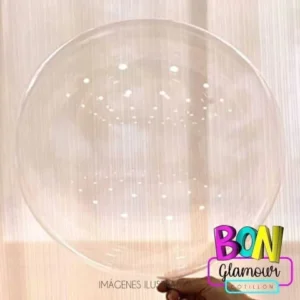 GLOBO BURBUJA CRISTAL 9" X1