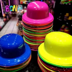 BOMBIN PLASTICO FLUO SURTIDO X1
