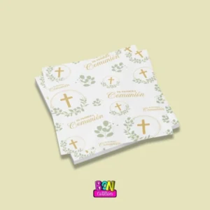 SERVILLETA COMUNION GREEN X20