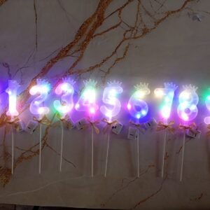 Topper Número con Luz xU.