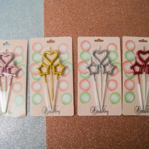 Vela Corazón + Estrella x3U.